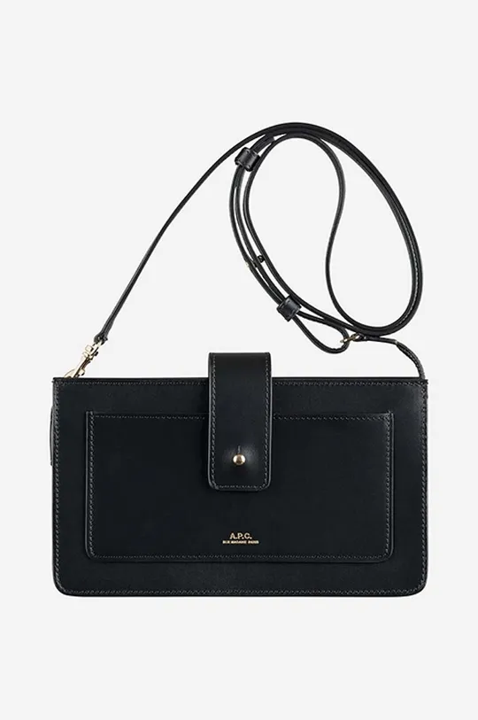black A.P.C. leather handbag Albane Women’s