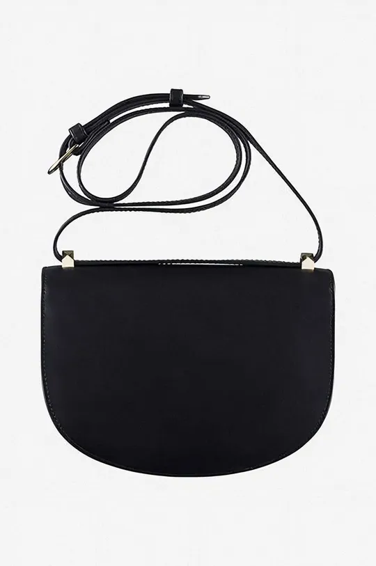 A.P.C. handbag Sac Geneve PXAWV-F61161 BLACK Insole: Cotton Main: 100% Natural leather