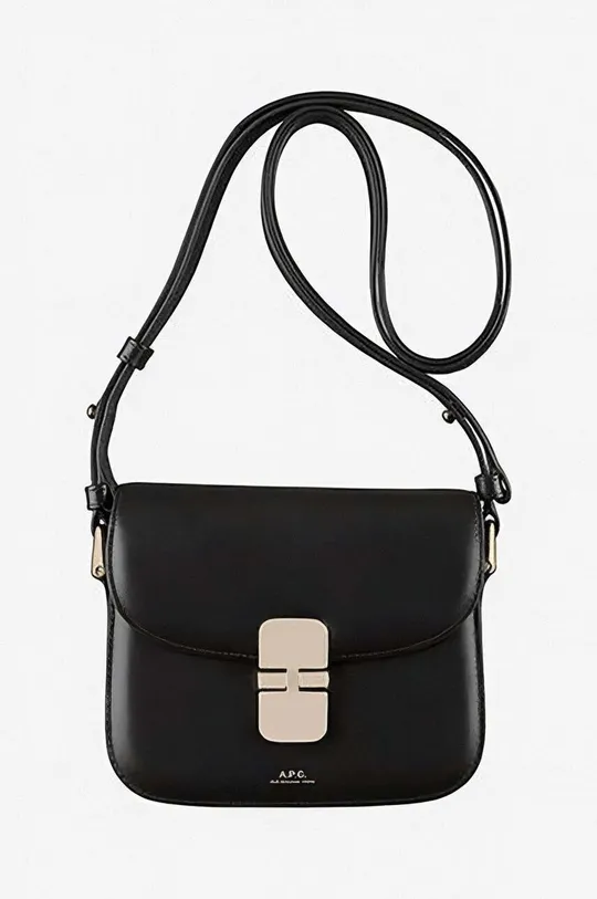 black A.P.C. leather handbag Sac Grace Mini PXBMW-F61515 BLACK Women’s