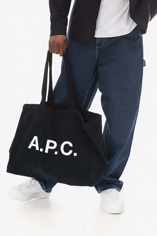 A.P.C. torba sztruksowa Diane 100 % Bawełna