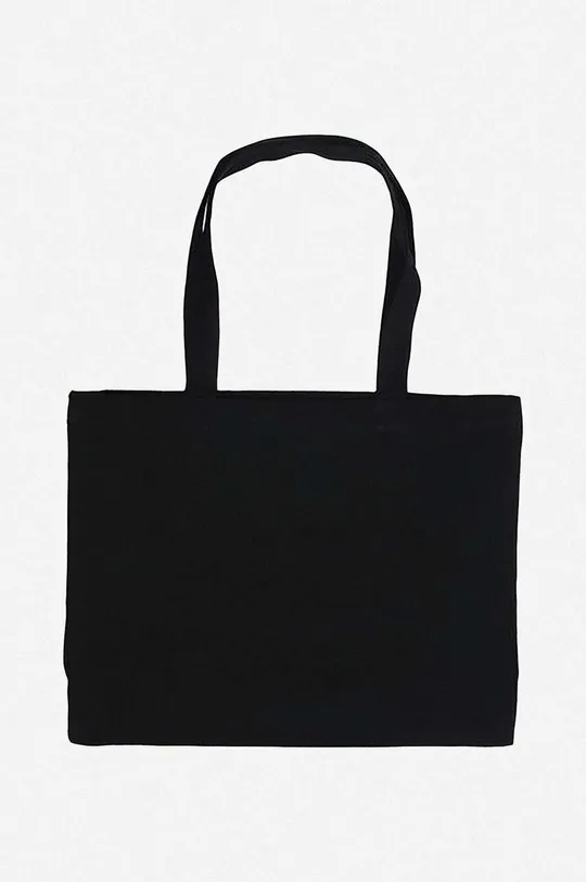 Bavlněná taška A.P.C. Shopping Diane černá