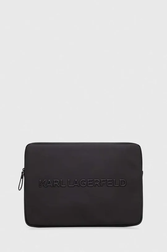 czarny Karl Lagerfeld pokrowiec na laptopa Unisex