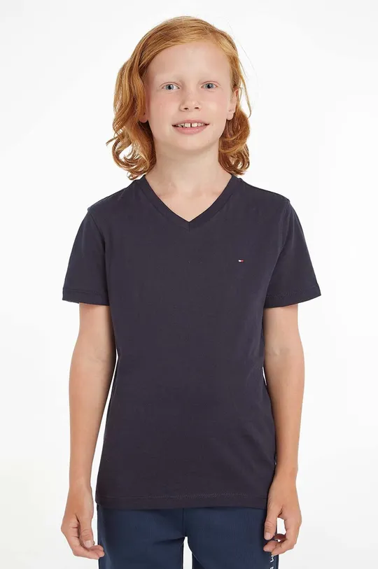 mornarsko modra Tommy Hilfiger otroški t-shirt 74-176 cm Fantovski