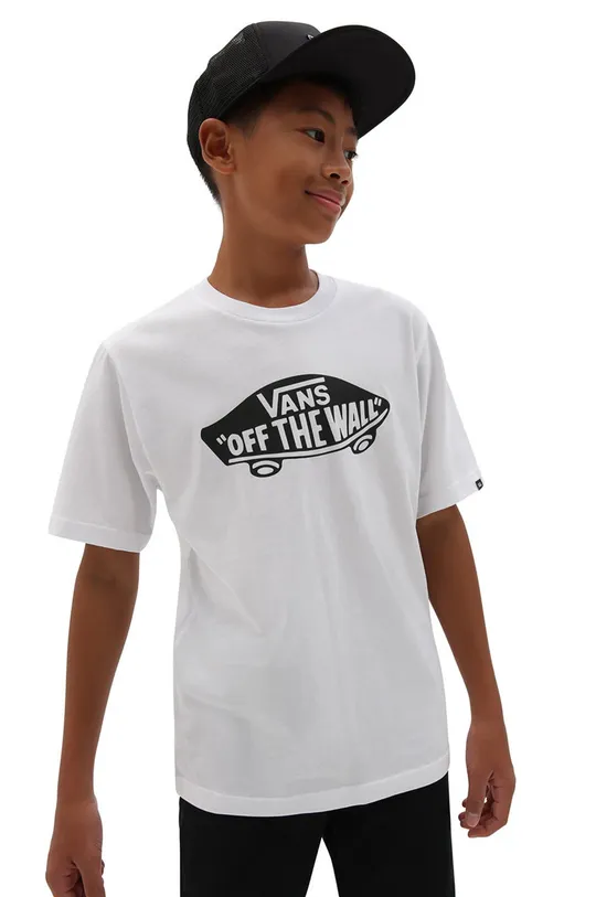 bela Vans otroški t-shirt 129-173 cm Fantovski