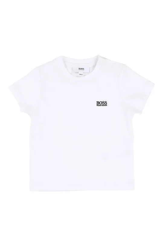 biela Boss - Detské tričko 62-98 cm Chlapčenský