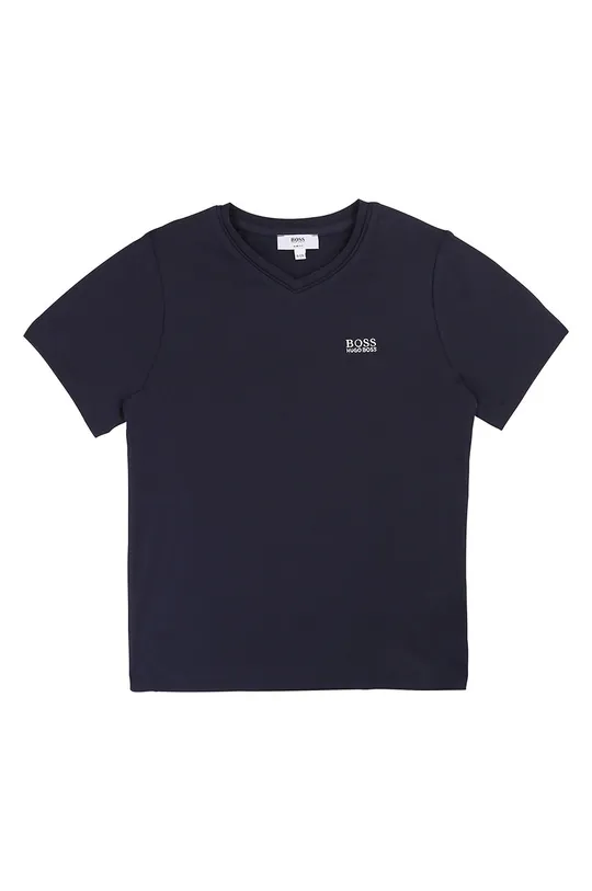 Boss - Detské tričko 110-152 cm tmavomodrá