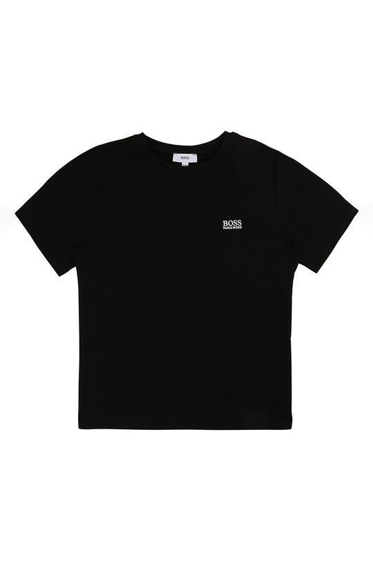 negru Boss - Tricou copii 164-176 cm De băieți
