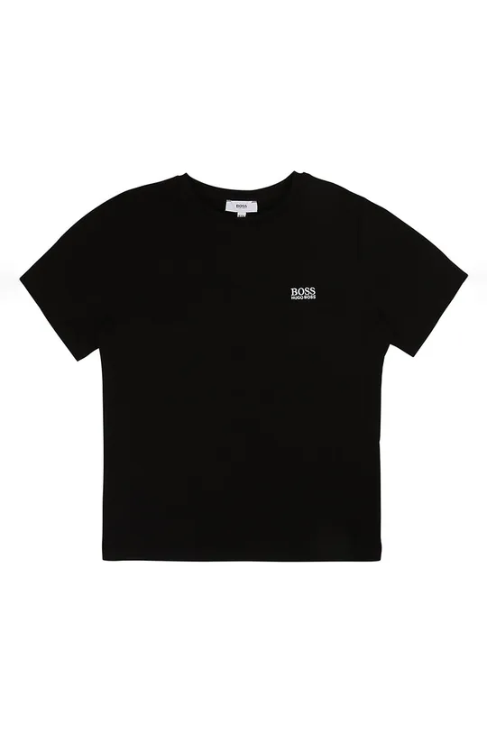 črna BOSS otroški t-shirt 164-176 cm Fantovski