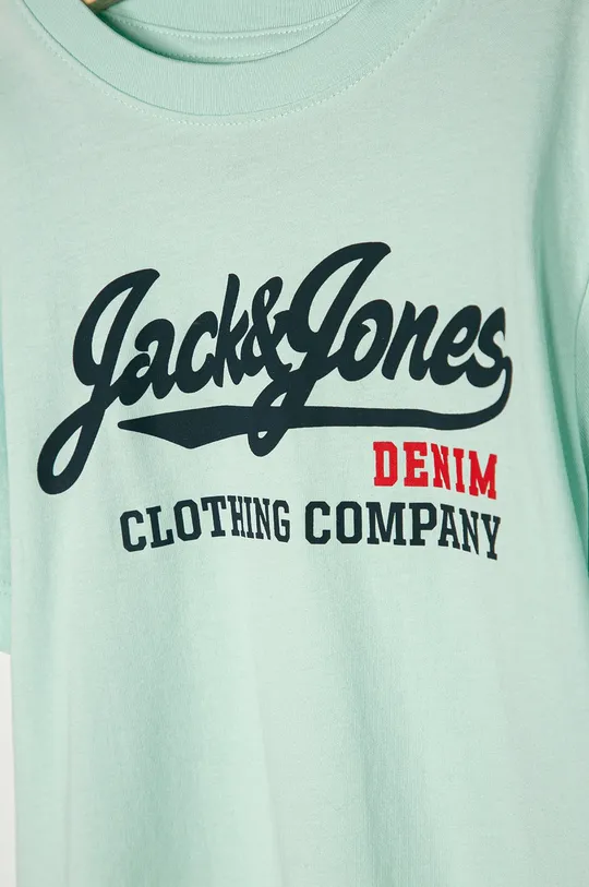 Jack & Jones - Detské tričko 128-140 cm tyrkysová