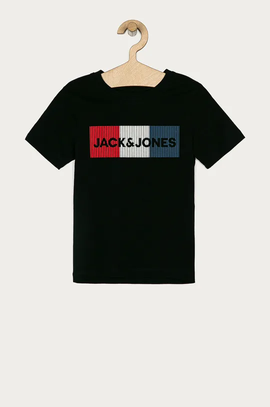 czarny Jack & Jones - T-shirt dziecięcy 128-176 cm Chłopięcy