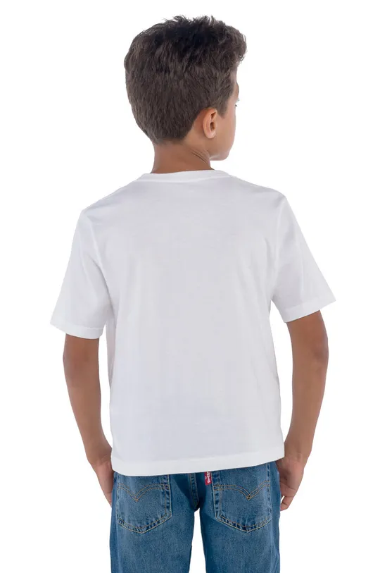 Levi's t-shirt in cotone per bambini bianco