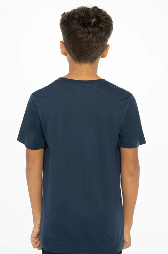 Otroški t-shirt Levi's mornarsko modra