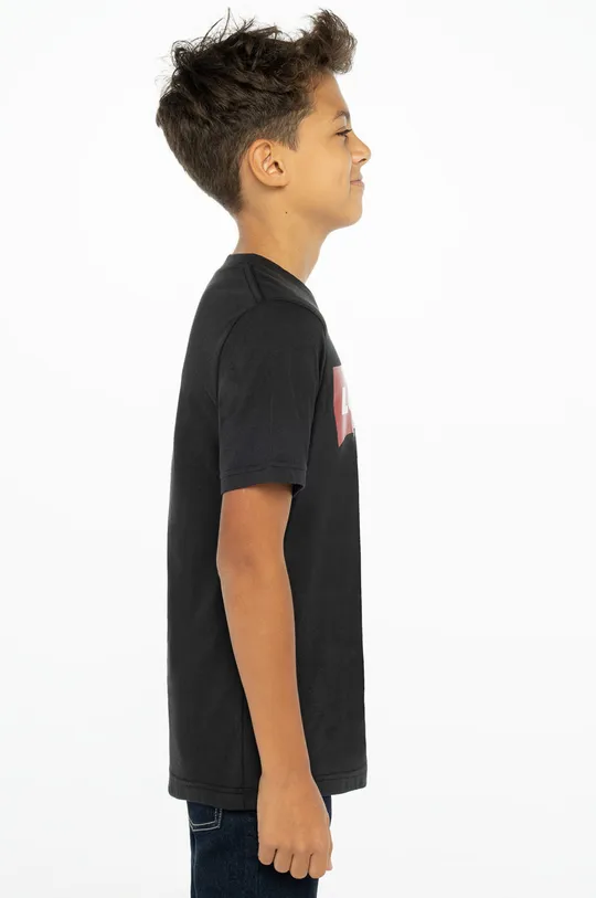 nero Levi's t-shirt in cotone per bambini