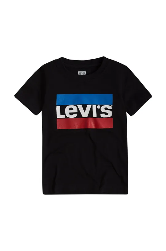 čierna Detské tričko Levi's Chlapčenský