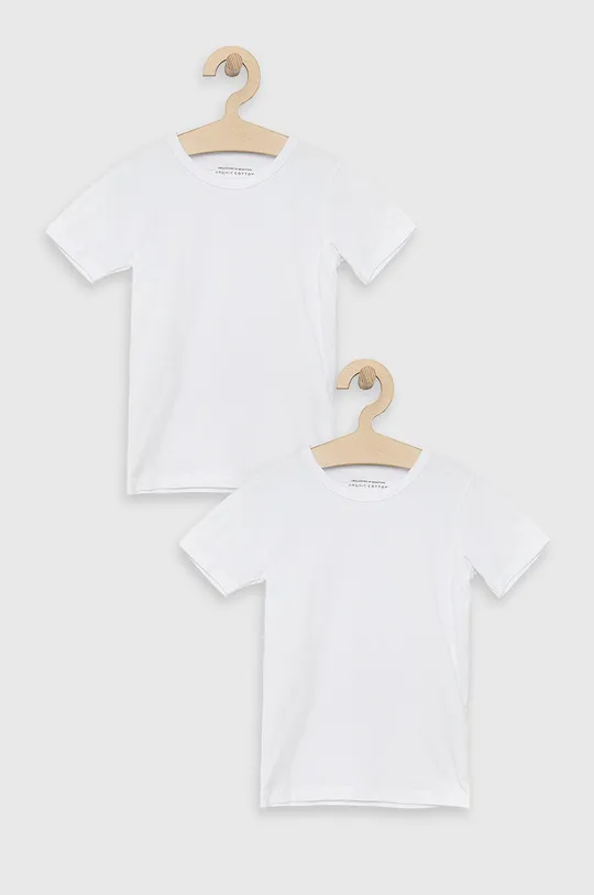 biały United Colors of Benetton t-shirt dziecięcy (2-pack) Chłopięcy