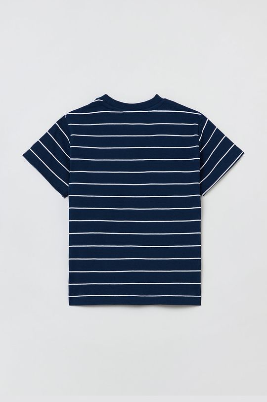 Dječja pamučna majica kratkih rukava OVS mornarsko plava
