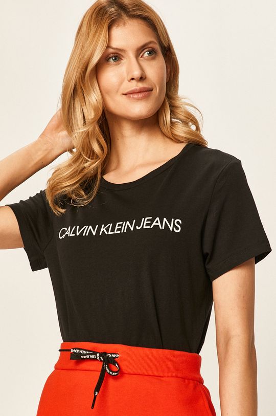 světle šedá Calvin Klein Jeans - Tričko Dámský