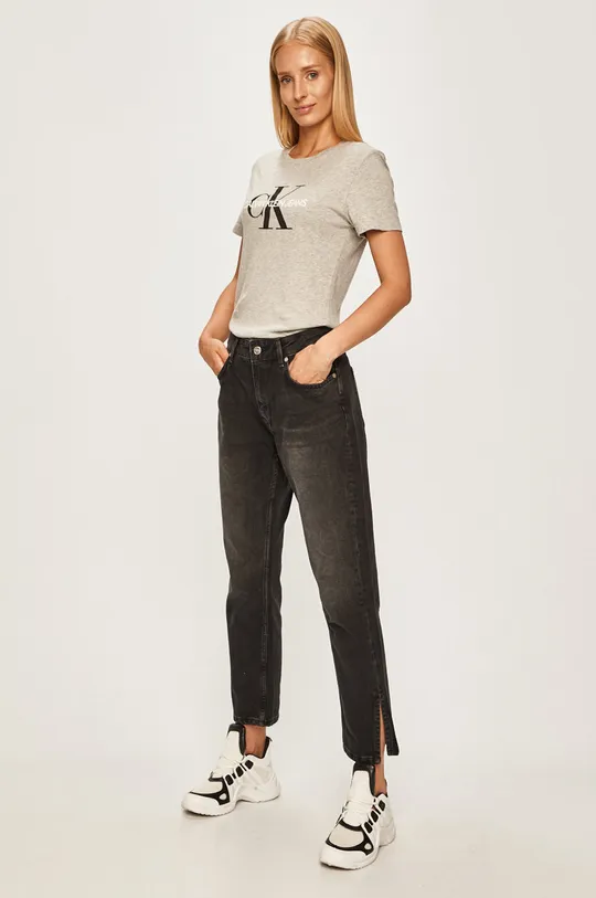 Calvin Klein Jeans - Μπλουζάκι γκρί