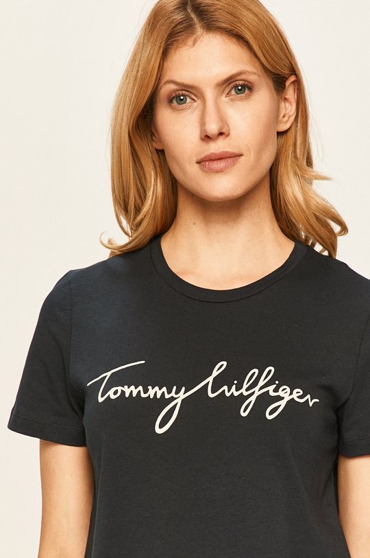 granatowy Tommy Hilfiger - T-shirt