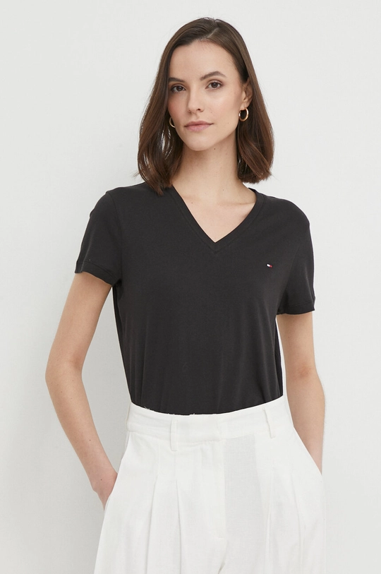 Tommy Hilfiger t-shirt fekete