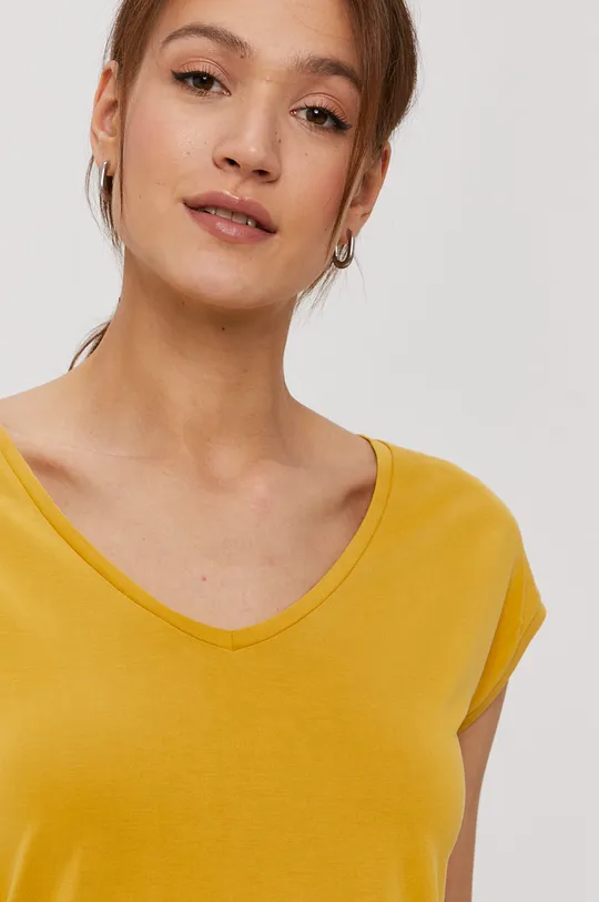 żółty Pieces - T-shirt