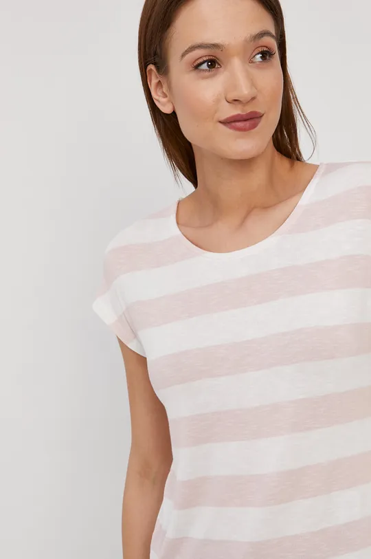 różowy Vero Moda T-shirt Damski