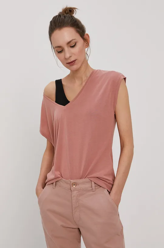 różowy Vero Moda T-shirt