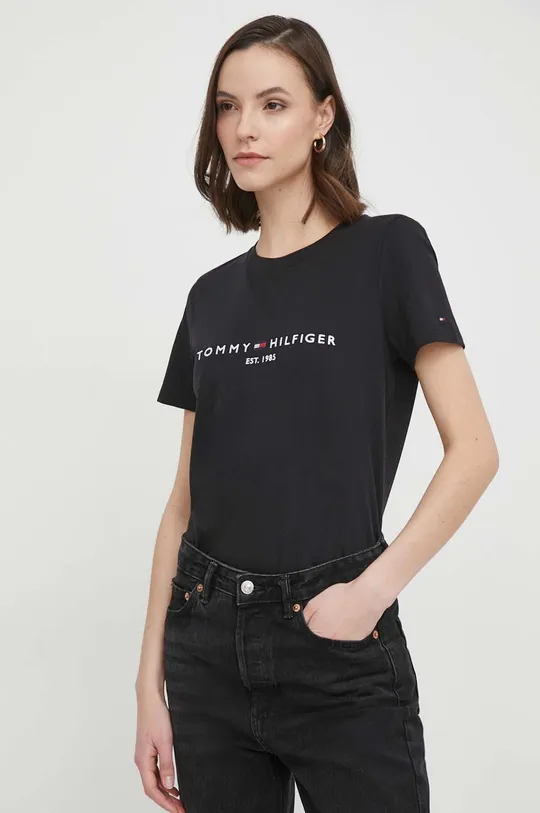 Tommy Hilfiger t-shirt in cotone nero