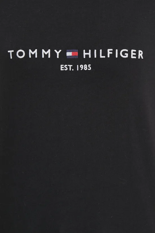 črna Bombažen t-shirt Tommy Hilfiger