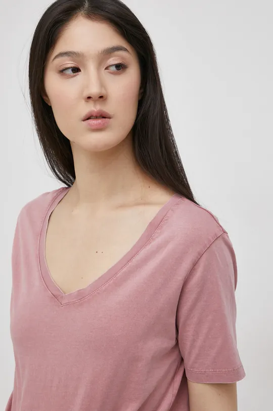 różowy JDY T-shirt bawełniany