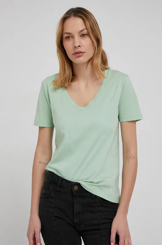 зелений Бавовняна футболка JDY Жіночий