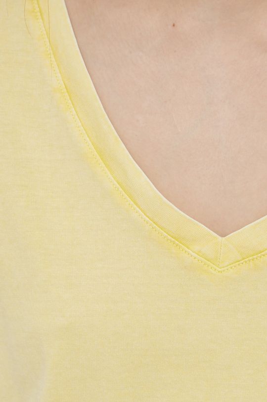 žlutá Bavlněné tričko JDY