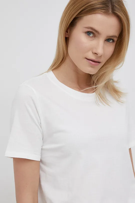 biały JDY T-shirt bawełniany