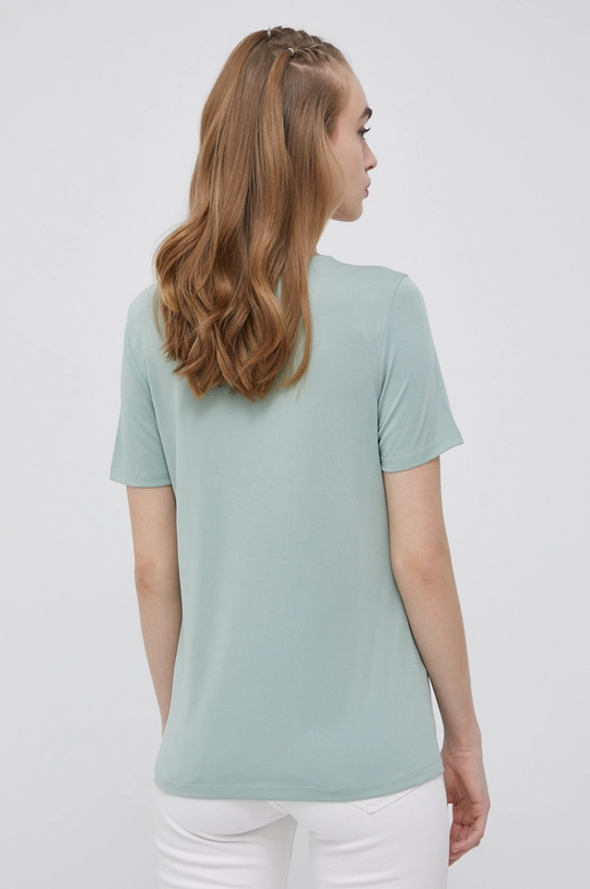 Pieces t-shirt 68% Modal TENCEL, 32% Poliestere