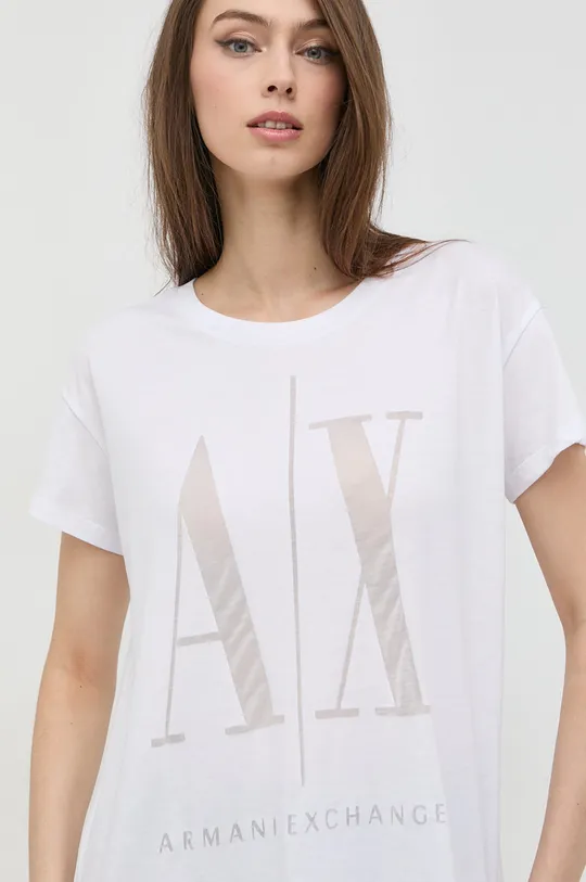 fehér Armani Exchange t-shirt