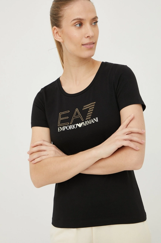 nero EA7 Emporio Armani t-shirt Donna