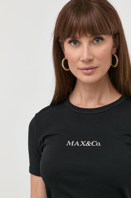 černá Bavlněné tričko MAX&Co.