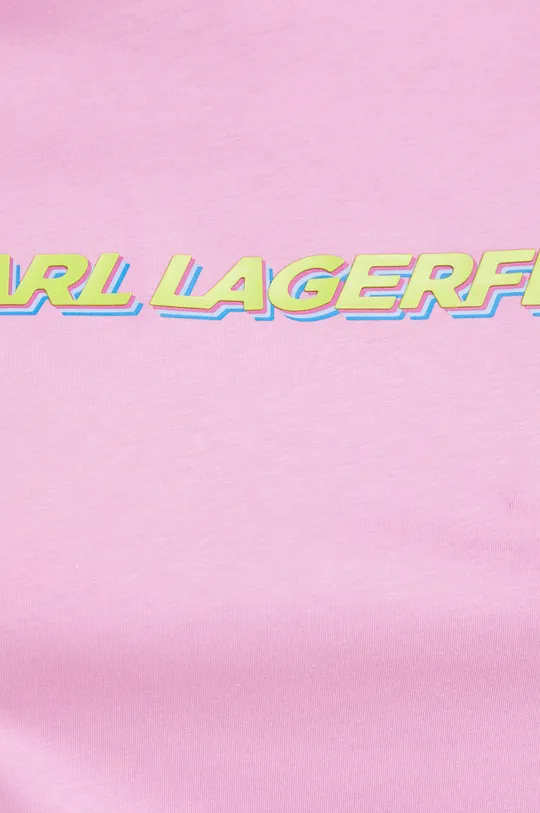 Karl Lagerfeld t-shirt bawełniany 225W1701 Damski