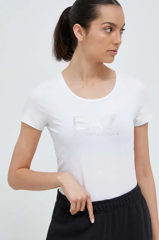 bela Kratka majica EA7 Emporio Armani Ženski