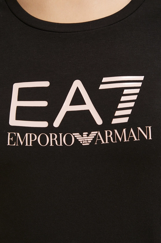 Μπλουζάκι EA7 Emporio Armani 8NTT66.TJFKZ μαύρο