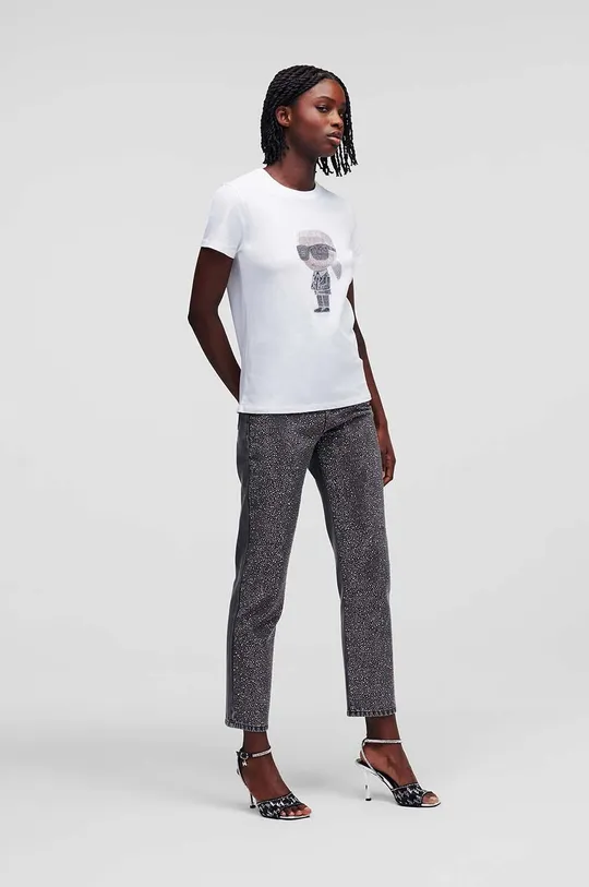 Хлопковая футболка Karl Lagerfeld  100% Органический хлопок