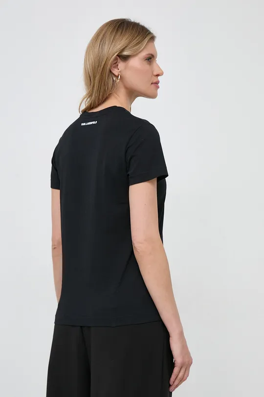 Karl Lagerfeld t-shirt bawełniany 100 % Bawełna organiczna