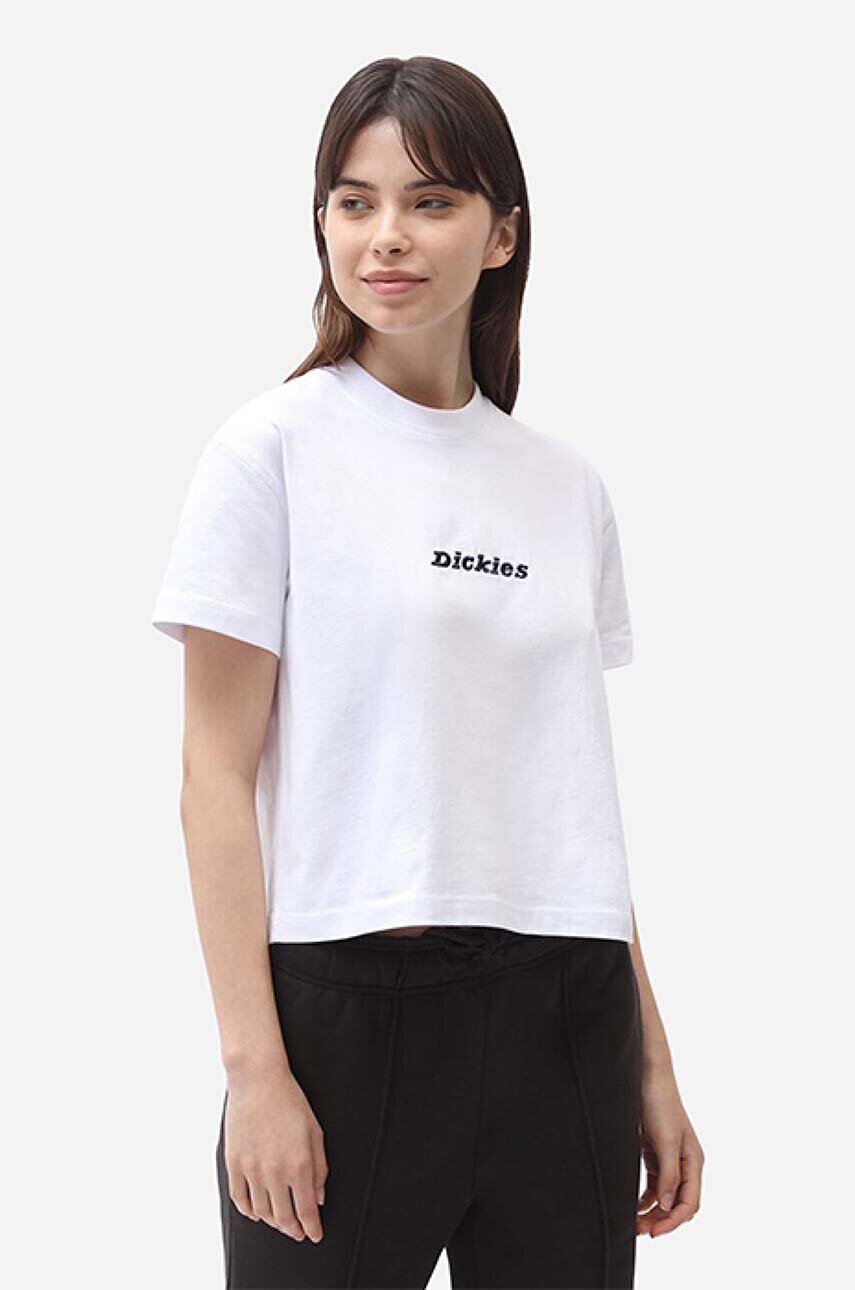Dickies cotton T-shirt Dickies SS Loretto Tee W DK0A4XBAWHX