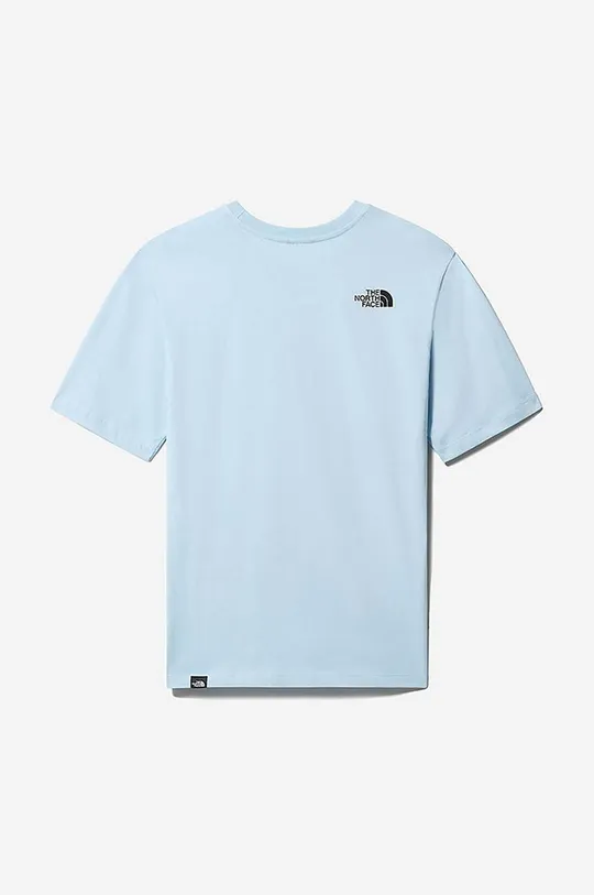 albastru The North Face tricou din bumbac W Relaxed Fine Tee