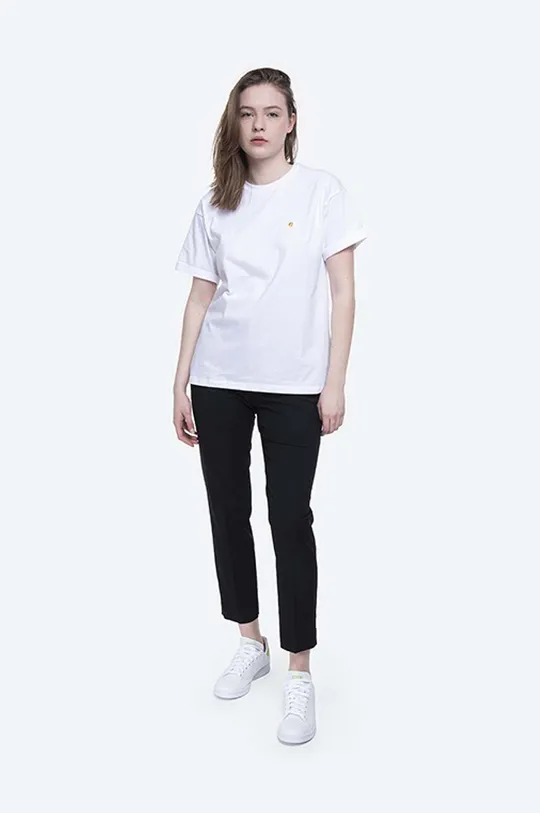 Carhartt WIP cotton T-shirt Chase white