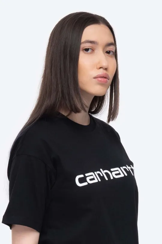 czarny Carhartt WIP t-shirt bawełniany Script
