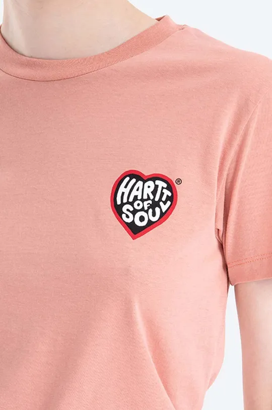 рожевий Бавовняна футболка Carhartt WIP Hartt Of Soul