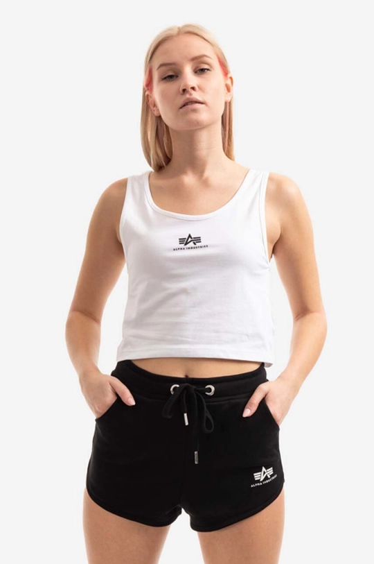 Alpha Industries top Basic Crop-Tank SL Damski