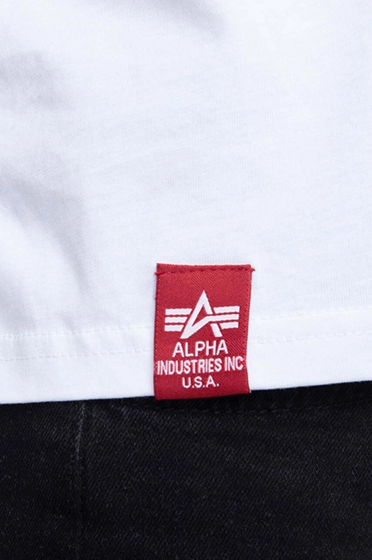 Хлопковая футболка Alpha Industries Basic Tee COS Hol Print