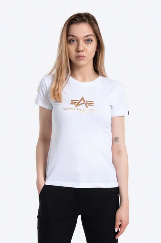 Alpha Industries cotton T-shirt New Basic T Foil Print